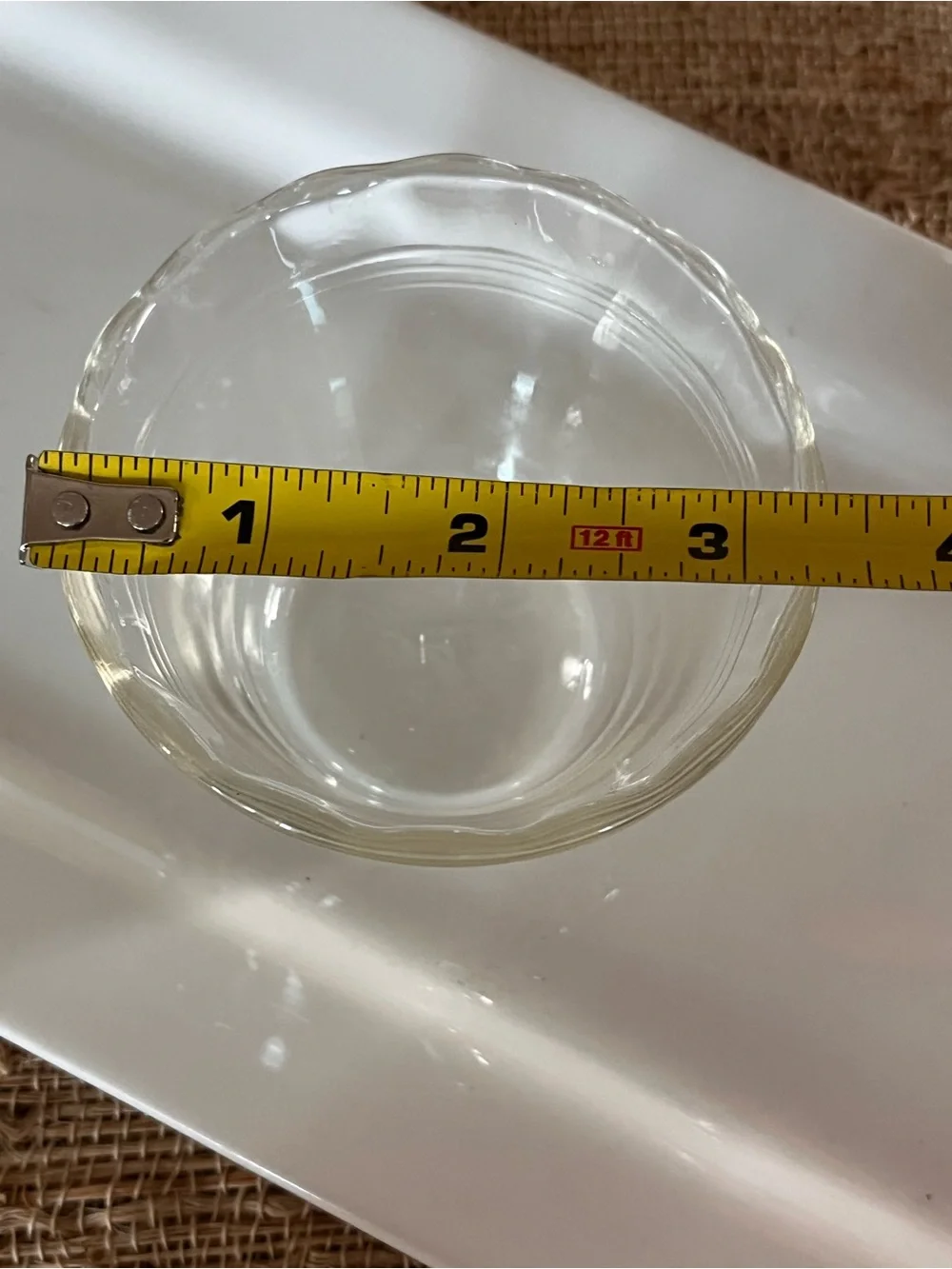 Pyrex Clear Glass Scalloped Edge Dessert Cups - Set of 11